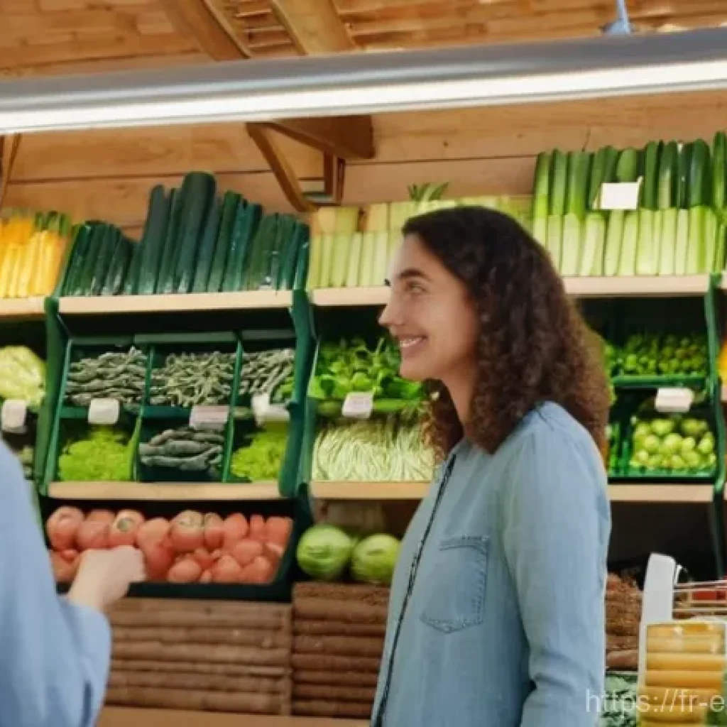 친환경 마케팅 이직 시 고려사항 - **Prompt:** A diverse group of contemporary French consumers, including men and women of various age...