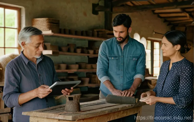 친환경 마케팅 실무 트렌드 - **Prompt 1: Authentic Sustainable Craftsmanship**
    "A candid, high-resolution photograph capturin...