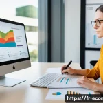 친환경 마케터 이직 후 경험담 - **Prompt: The Eco-Marketing Strategist: Data-Driven Impact.**
    A professional, modern woman in he...